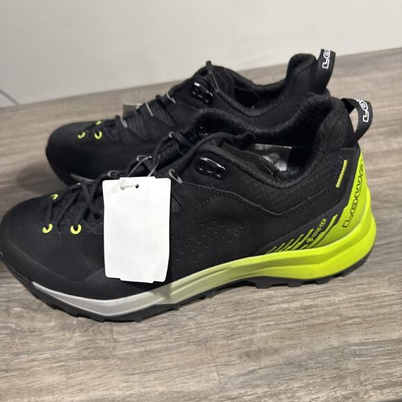 New LOWA Men’s Explorer GTX Lo Hiking Shoes 211190 9903 Black/Lime - US 8.5 M main image 8